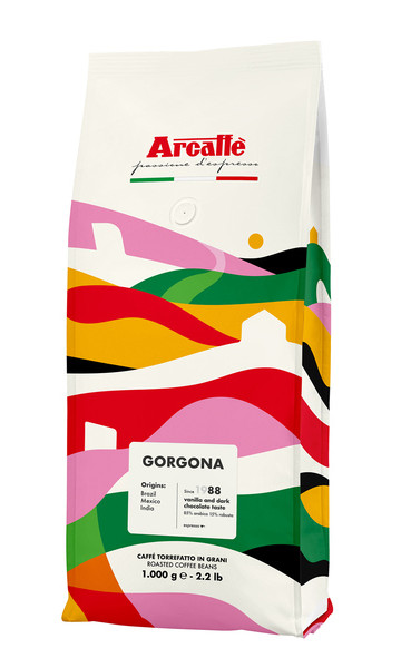 Arcaffè Gorgona hela kaffebönor 1000g