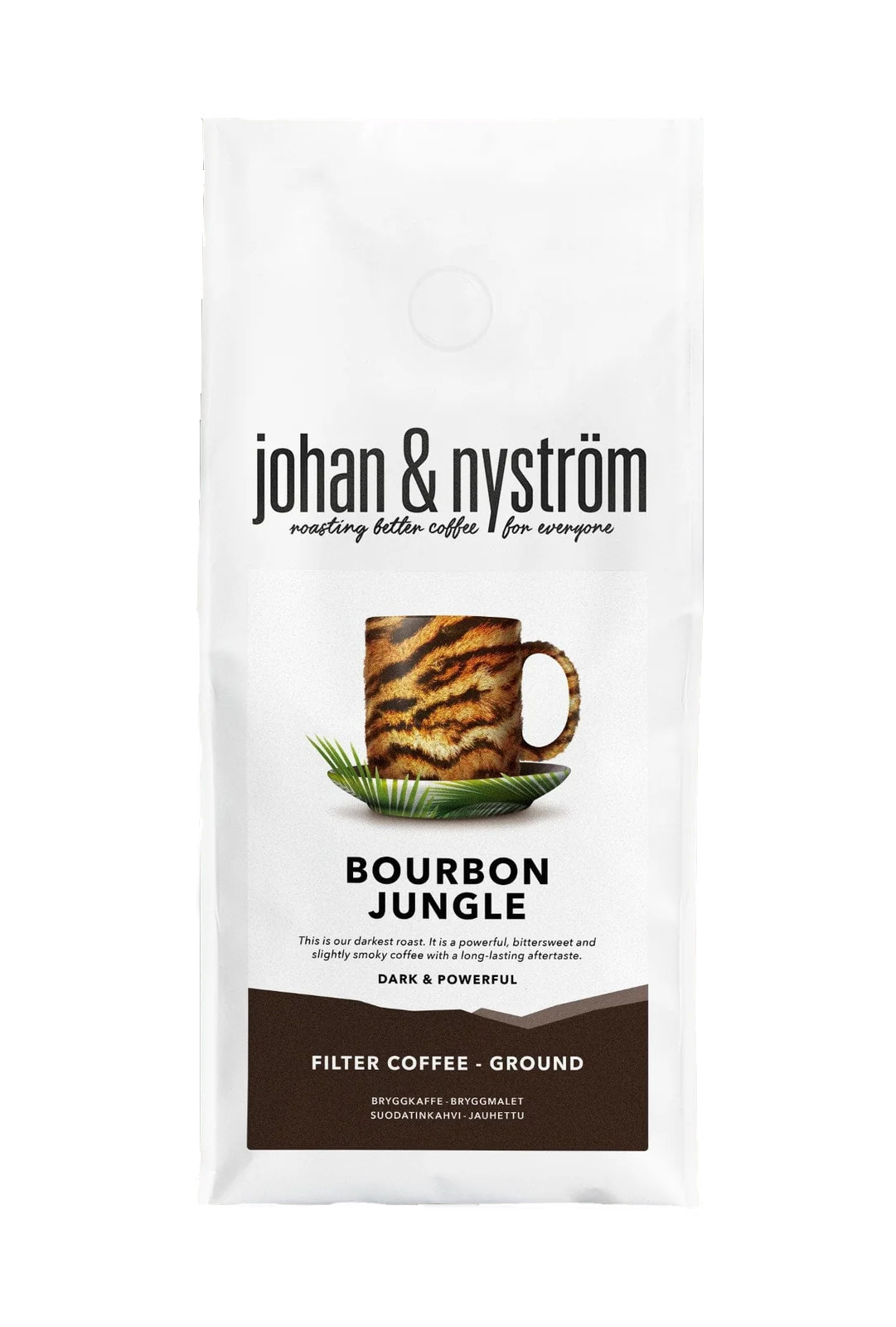 Johan & Nyström Bourbon Jungle Malet Kaffe storpack 120g x 40 (4,8 kg)