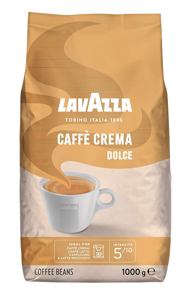 Lavazza Caffè Crema Dolce hela kaffebönor 1000g