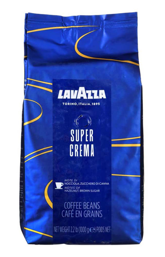 Lavazza Super Crema hela kaffebönor 1000g
