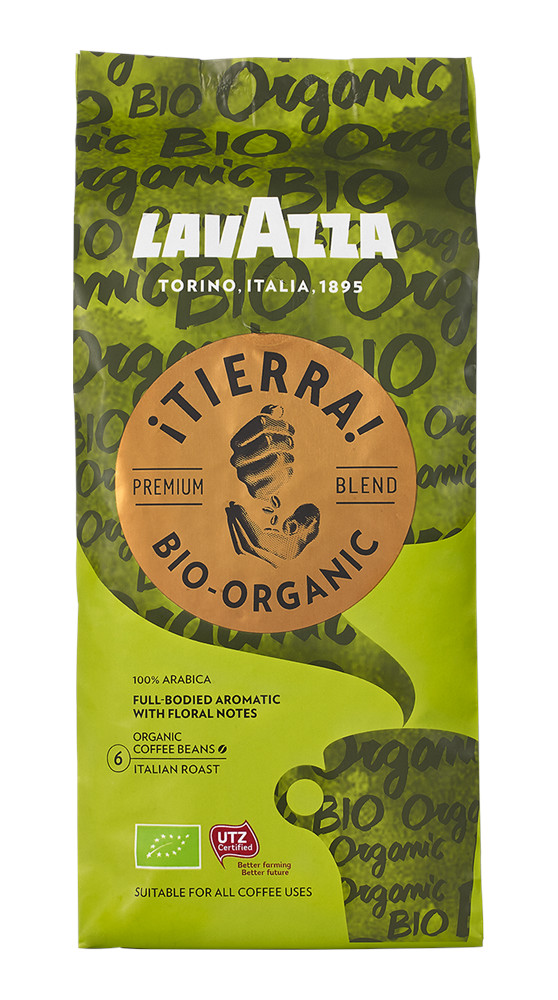 Lavazza Tierra Bio hela kaffebönor 500g