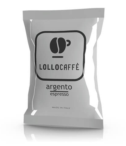 Lollo Nespresso®kompatibla Argento Espressokapslar 100-pack